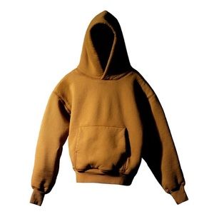 YEEZY x GAP hoodie in brown, unisex.